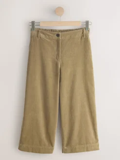 Tan Brown Cord Culottes