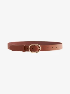 Tan Brown Regular PU Belt