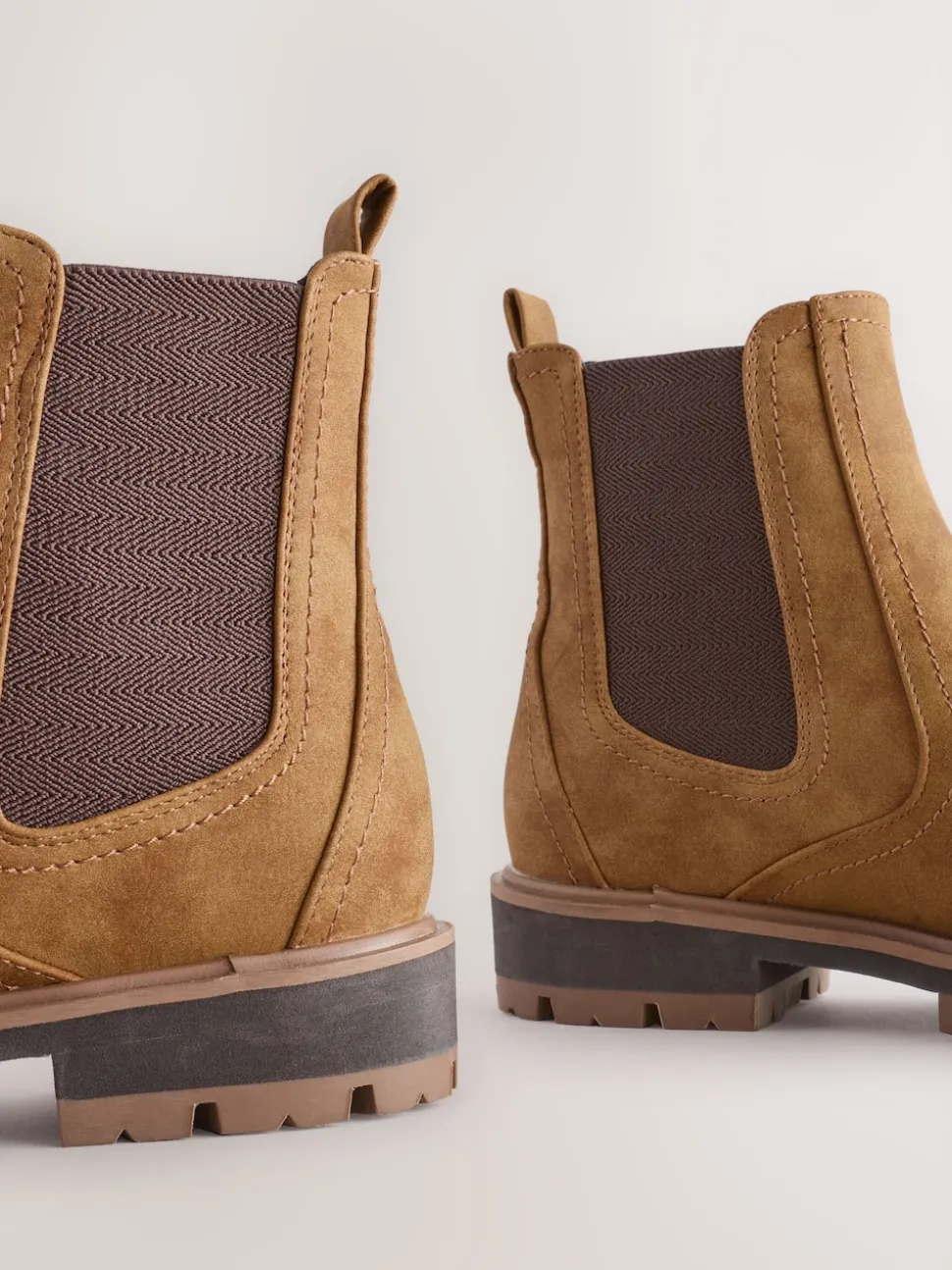Tan Brown Standard/Wide Fit Chelsea Boots
