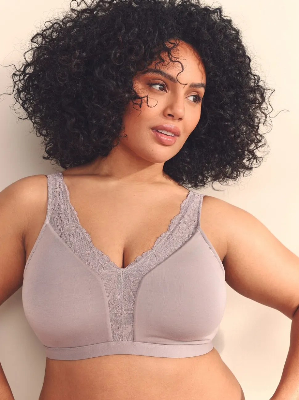 Taupe B-H Total Support Ultimate Comfort Supersoft Non Pad Non Wire Bra