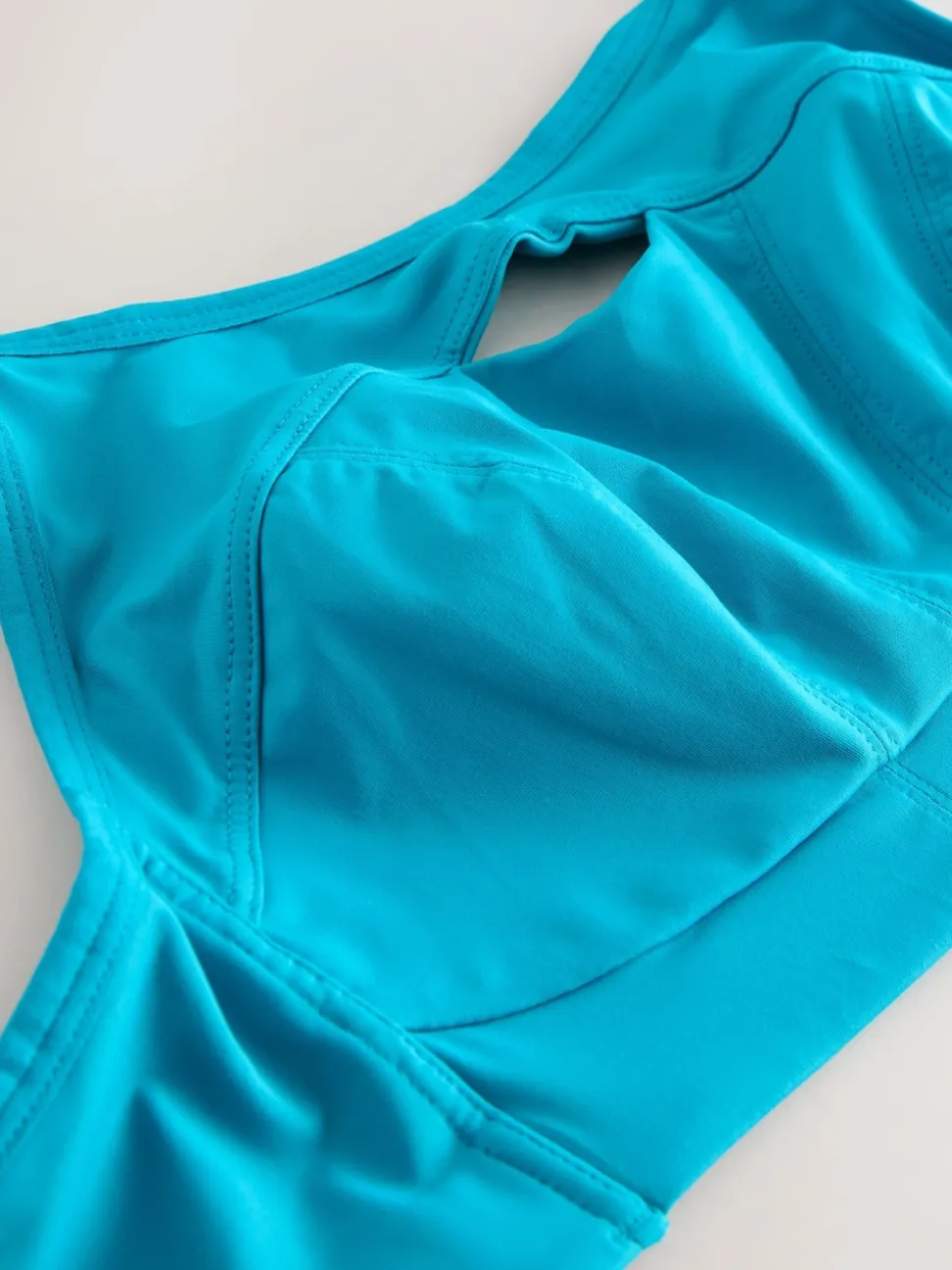Teal Blue C-H Active Sports Antibounce Dry Tech Extra High Impact Bra