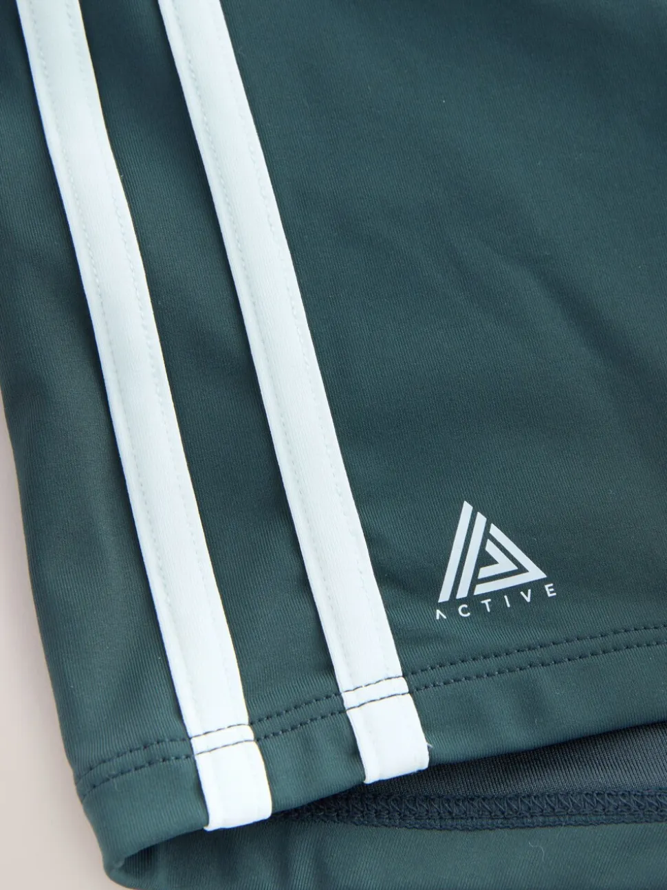 Teal Green Active Swim Short Bikini Bottoms