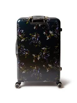 Ted Baker Blue Midnight Bloom Large Suitcase