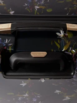 Ted Baker Blue Midnight Bloom Medium Suitcase