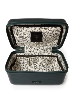 Ted Baker Green Icon Case Croc Vanity Case