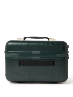 Ted Baker Green Icon Case Croc Vanity Case