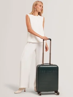Ted Baker Green Icon Case Croc Cabin Case