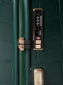 Ted Baker Green Icon Case Croc Medium Suitcase