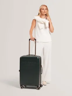 Ted Baker Green Icon Case Croc Medium Suitcase