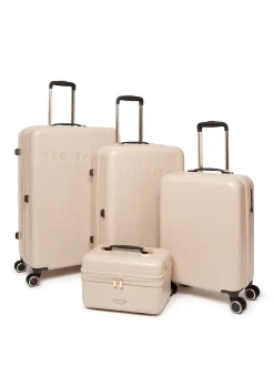 Ted Baker Nude Icon Case Croc Vanity Case