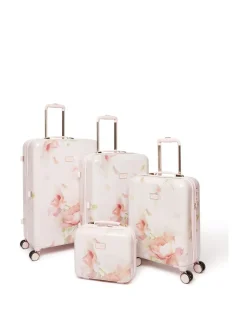 Ted Baker Pink Magnolia Bloom Medium Suitcase