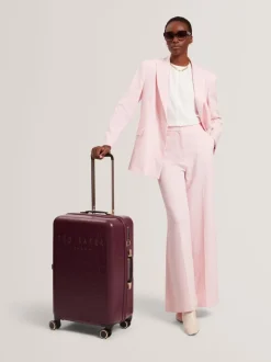 Ted Baker Red Icon Case Croc Medium Suitcase