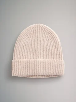 The Set 3 Pack Beanies Oat/Chocolate Brown/Cream