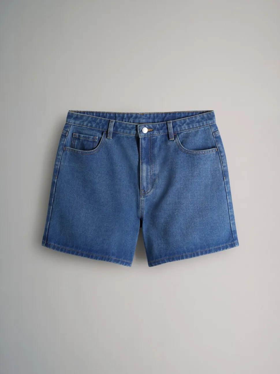 The Set 3 Pack Denim Shorts Mid Blue/Ecru/Black