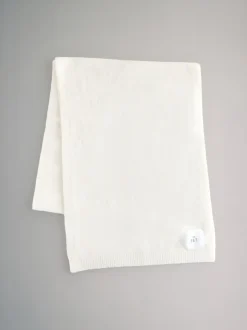 The Set 2 Pack Fine Knit Scarf Set Oatmeal/Cream
