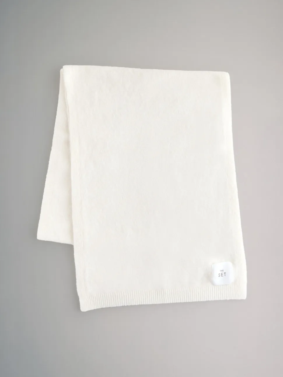 The Set 2 Pack Fine Knit Scarf Set Oatmeal/Cream
