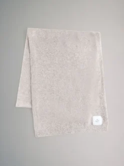 The Set 2 Pack Fine Knit Scarf Set Oatmeal/Cream