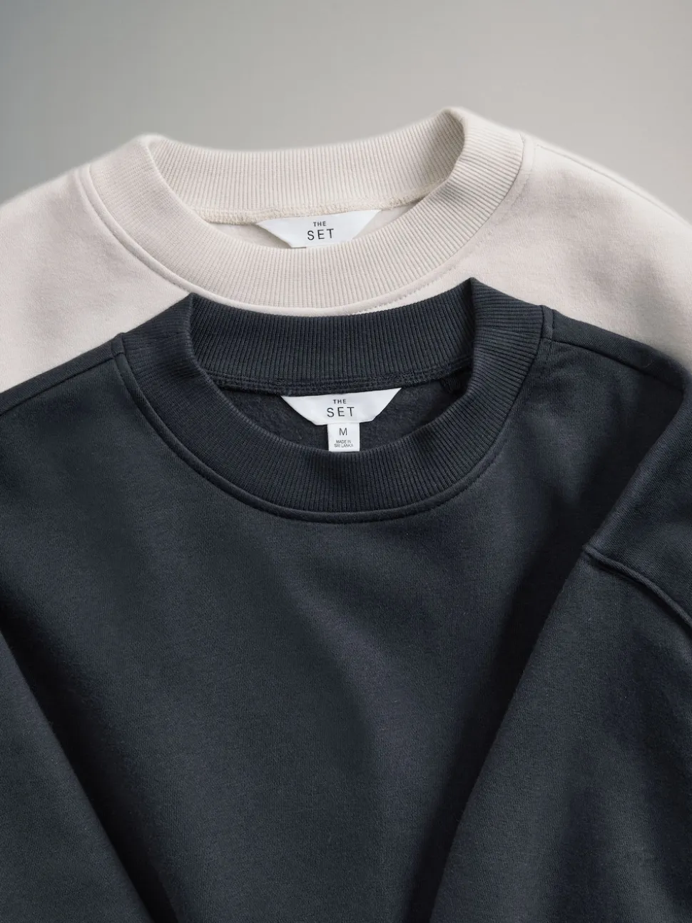 The Set 2 Pack Knot Front Sweatshirt Navy/Cream
