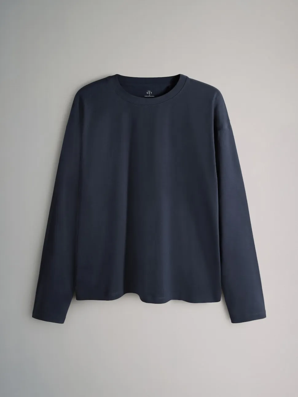 The Set 7 Pack Long Sleeve T-Shirts Navy/Blue/Red/Green/Light Blue/Stone Brown/White