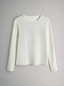 The Set 7 Pack Long Sleeve Crew Neck T-Shirts Chocolate Brown/ Taupe Brown/ Light Brown/ Neutral