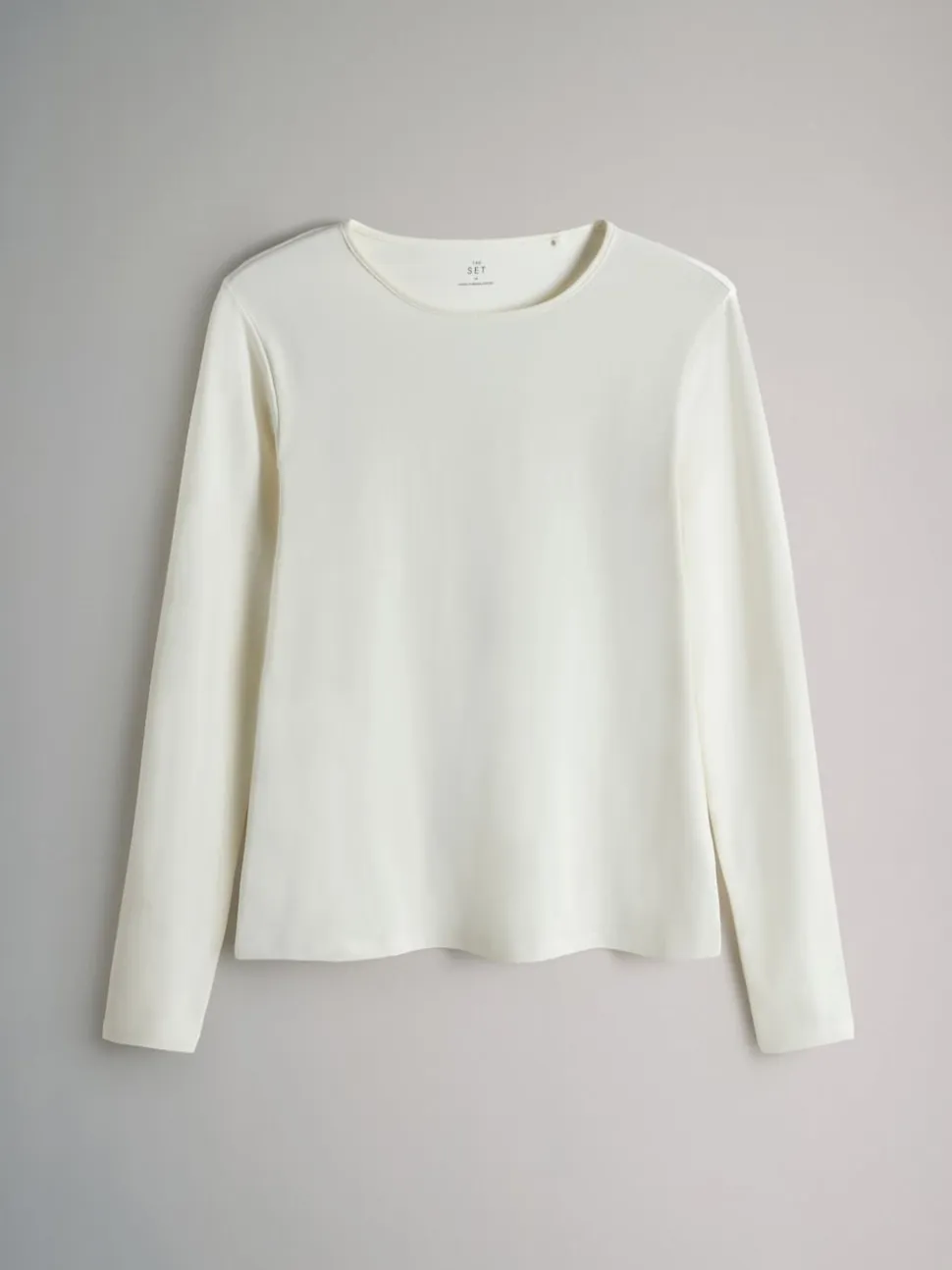 The Set 7 Pack Long Sleeve Crew Neck T-Shirts Chocolate Brown/ Taupe Brown/ Light Brown/ Neutral