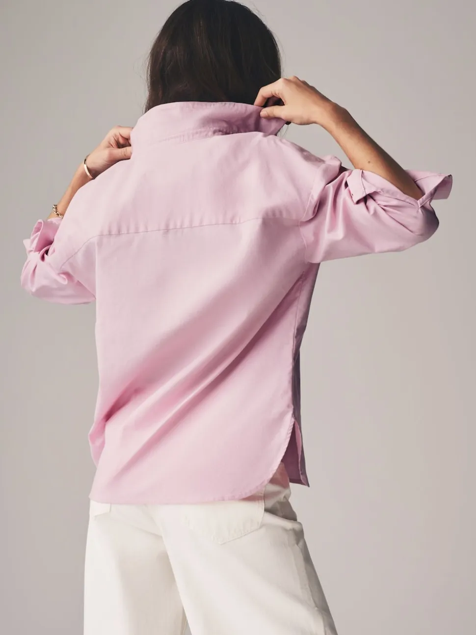 The Set 2 Pack Oxford Shirts Pale Pink/White