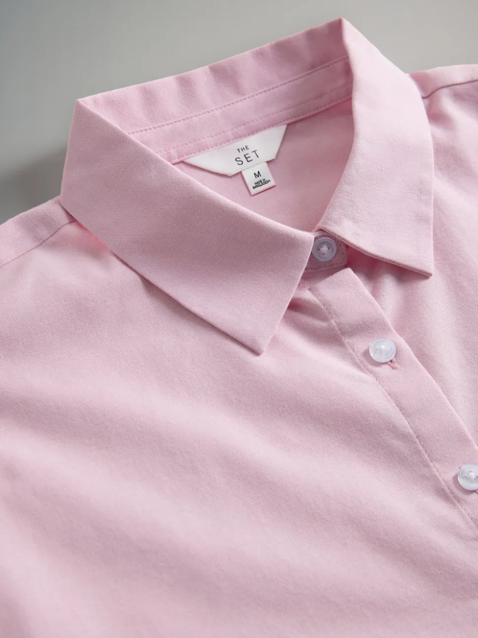 The Set 2 Pack Oxford Shirts Pale Pink/White