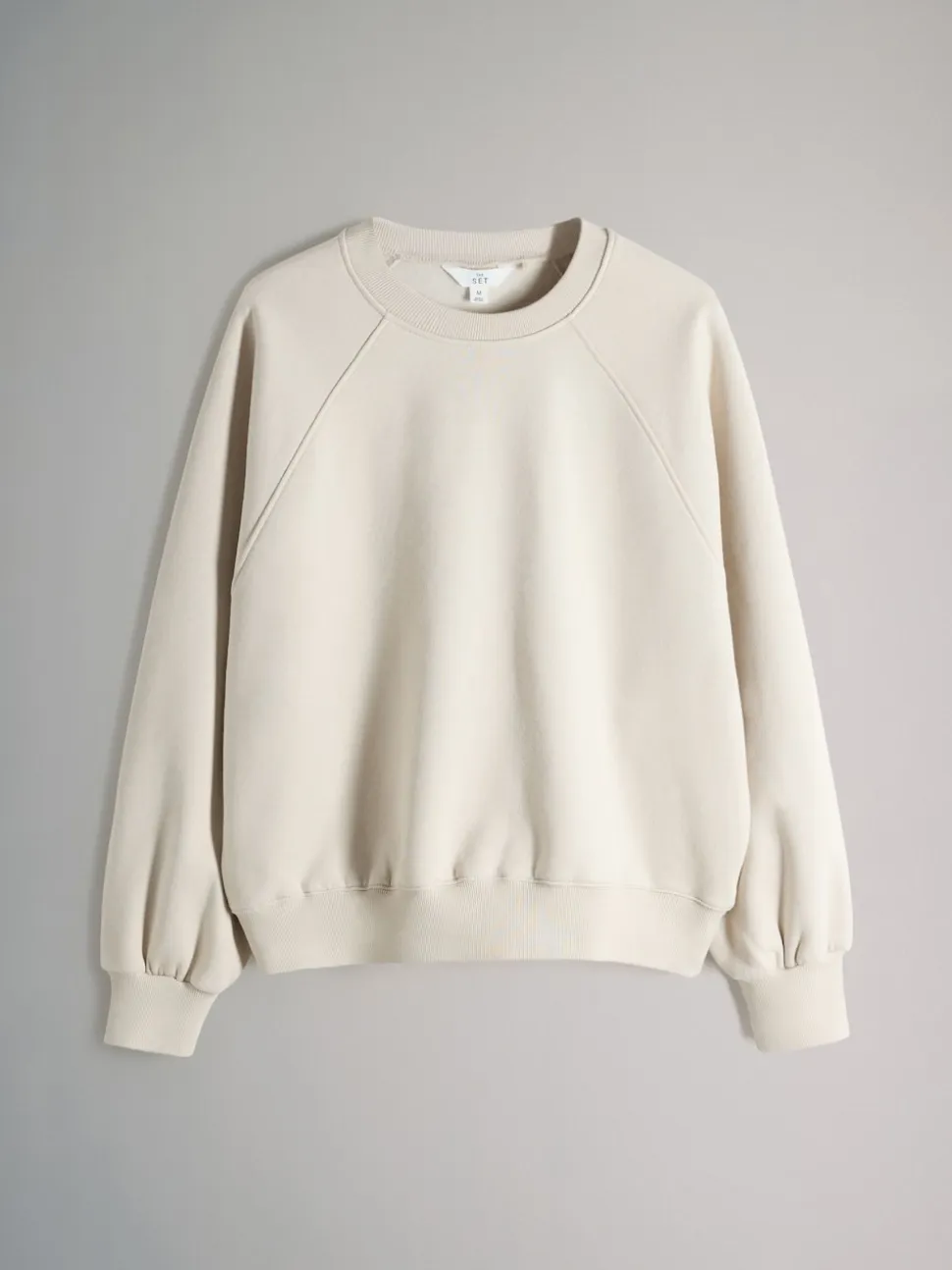 The Set 3 Pack Raglan Sweat Tops Blue/Light Blue/Cream