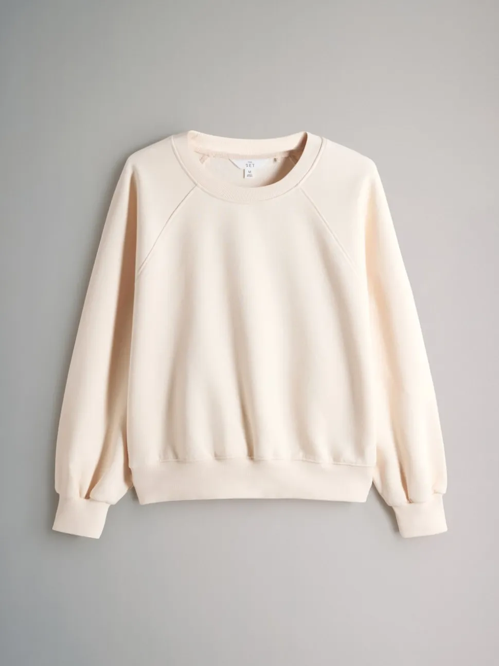 The Set 4 Pack Raglan Sweat Tops Chocolate Brown/Pinks/Cream