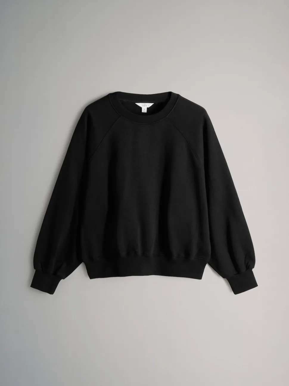 The Set 3 Pack Raglan Sweat Tops Black/Navy/Cream