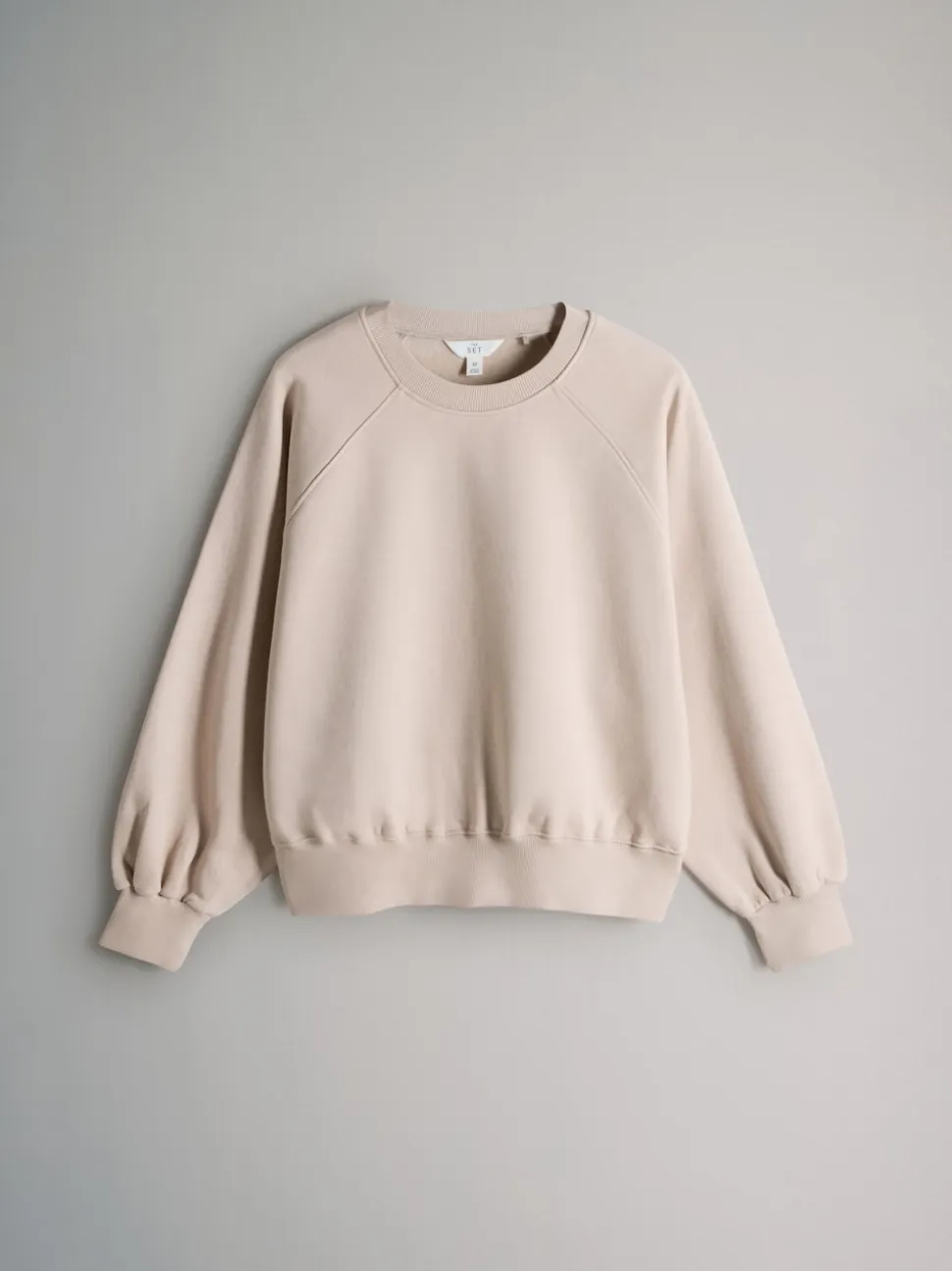 The Set 3 Pack Raglan Sweat Tops Black/Navy/Cream