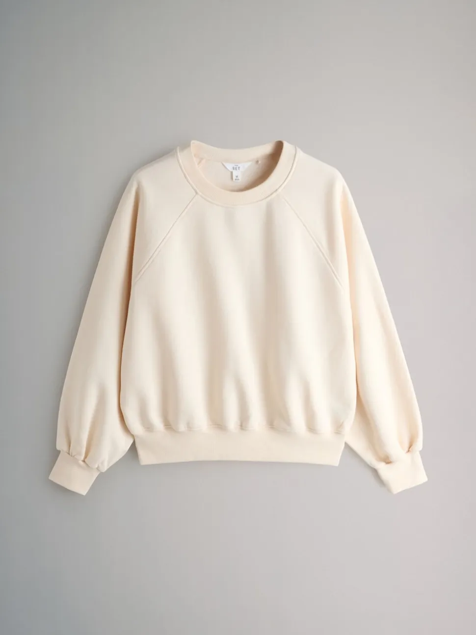 The Set 2 Pack Raglan Sweat Tops Pink/Cream