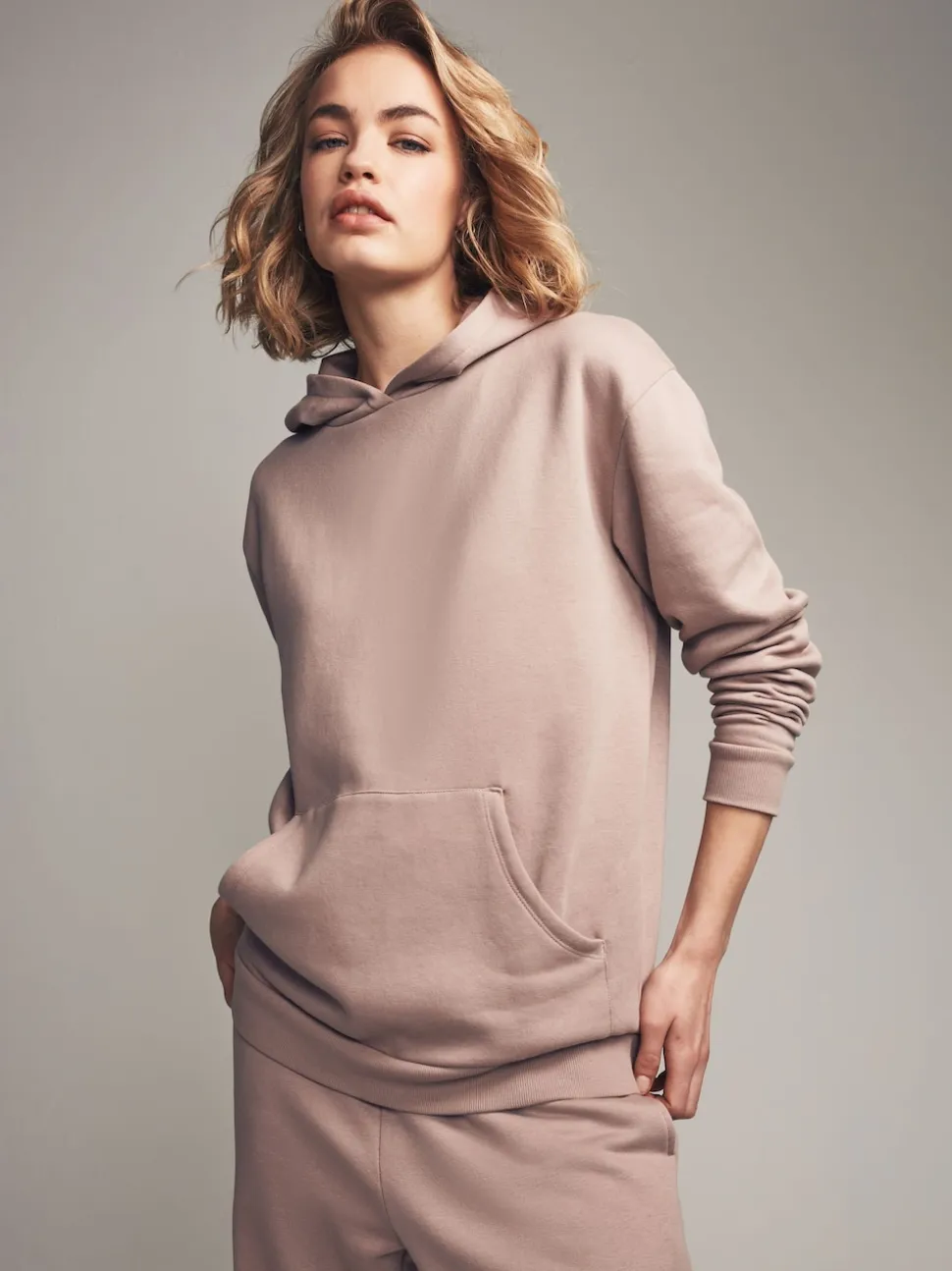 The Set 3 Pack Relaxed Hoodies Cream/Taupe/Black