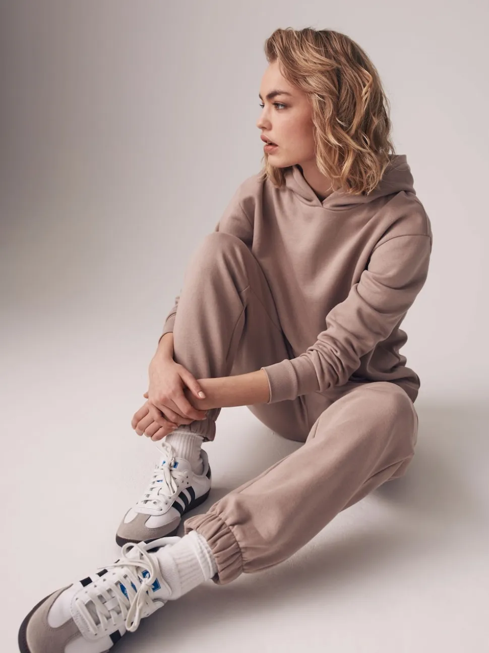 The Set 3 Pack Relaxed Hoodies Cream/Taupe/Black