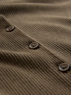 The Set 2 Pack Ribbed Knit Cardigans Black/Brown
