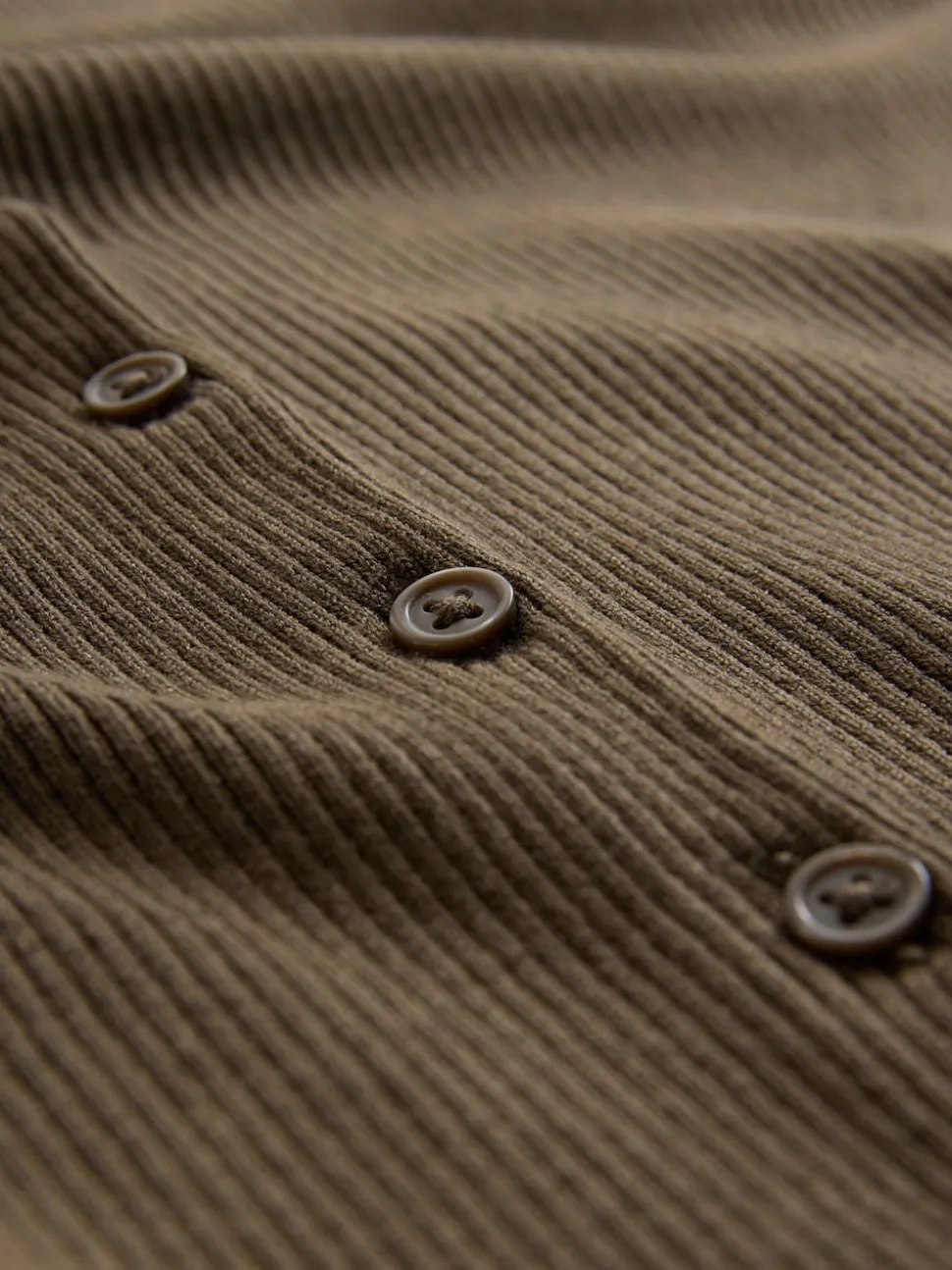 The Set 2 Pack Ribbed Knit Cardigans Black/Brown