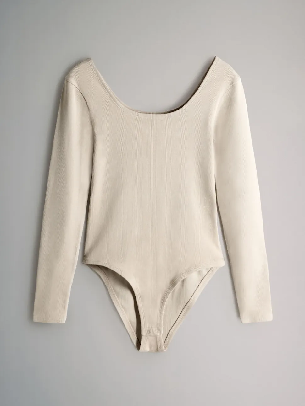 The Set 3 Pack Ribbed Long Sleeve Bodysuits Black/Chocolate/Cream