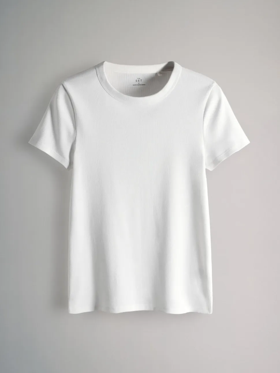 The Set 5 Pack Short Sleeve Ribbed T-Shirts Multi