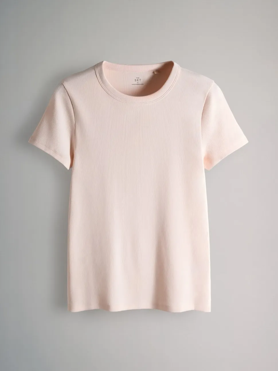 The Set 5 Pack Short Sleeve Ribbed T-Shirts Multi