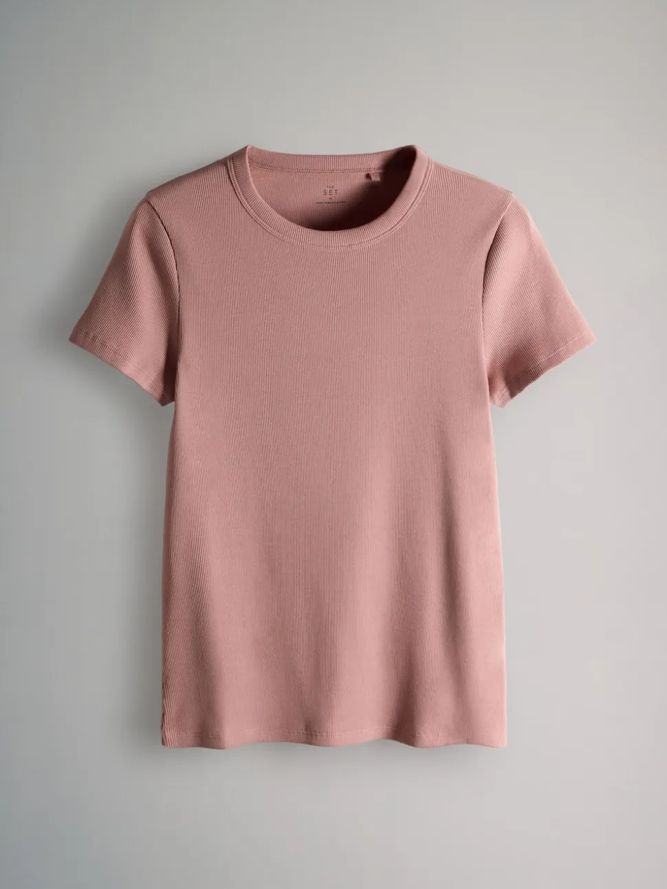 The Set 5 Pack Short Sleeve Ribbed T-Shirts Multi