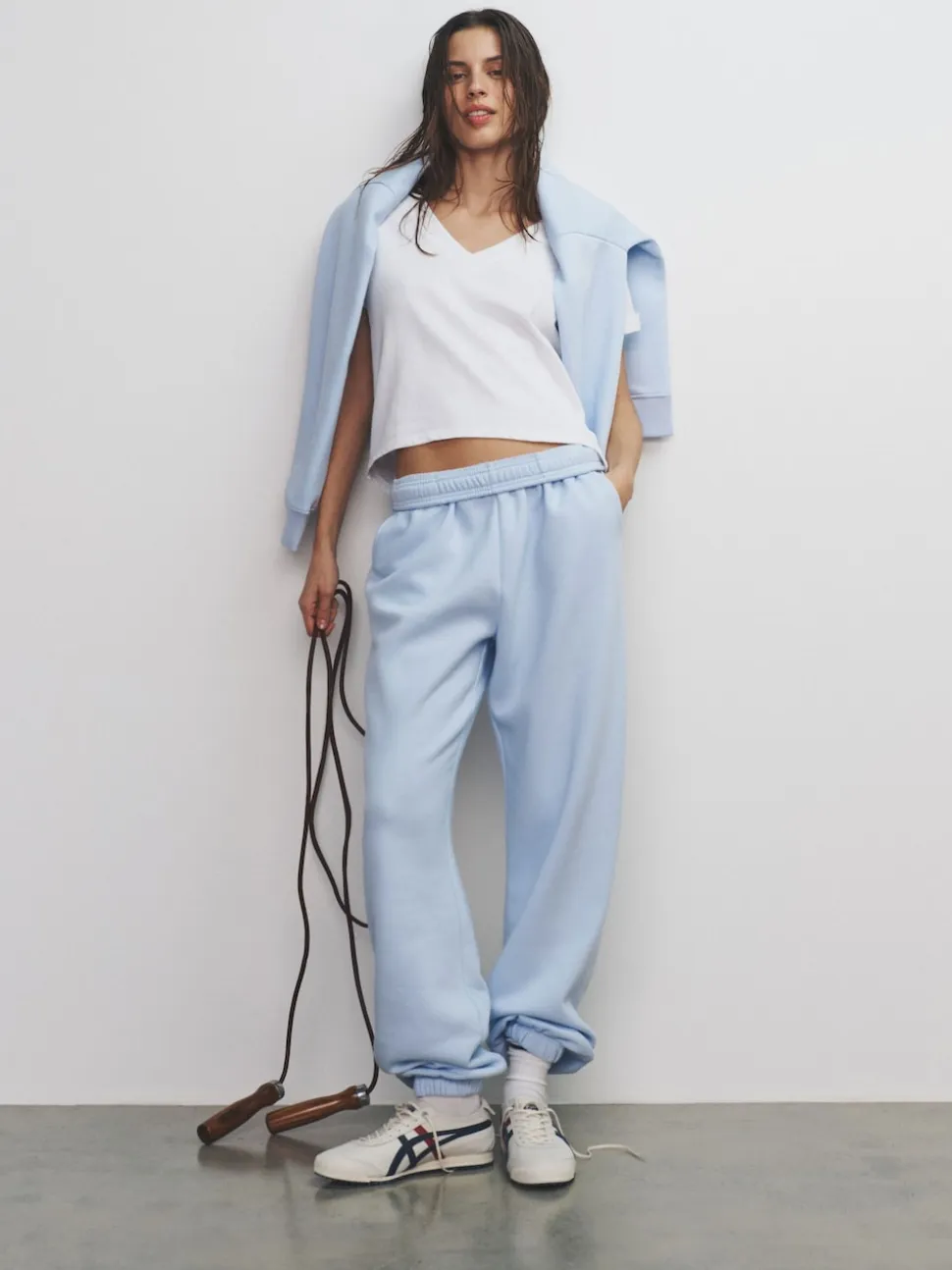 The Set 2 Pack Sweat Cuffed Joggers Blue/Light Blue