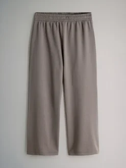 The Set 2 Pack Wide Leg Joggers Brown/Cream