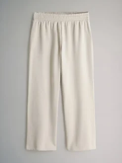 The Set 2 Pack Wide Leg Joggers Brown/Cream