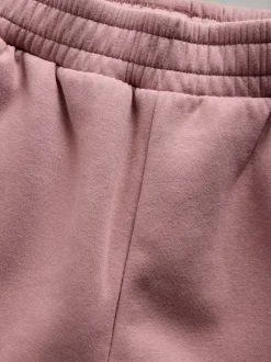The Set 3 Pack Wide Leg Joggers Chocolate Brown/Pink/Cream