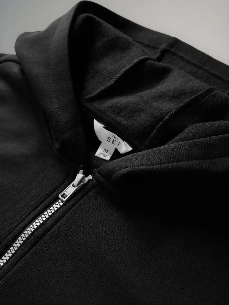 The Set 2 Pack Zip Though Hoodies Black/Grey Marl
