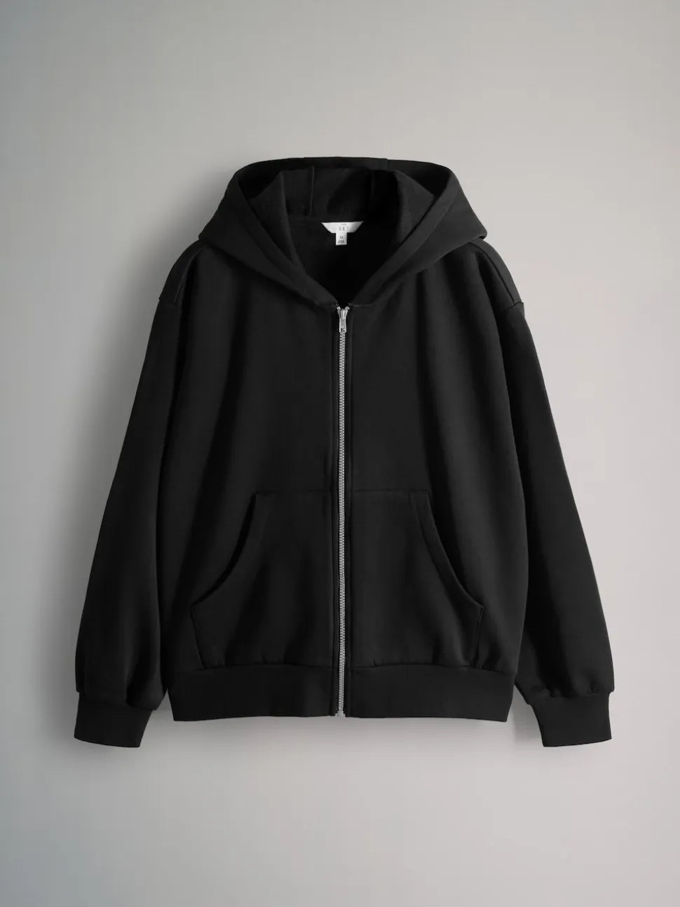 The Set 2 Pack Zip Though Hoodies Black/Grey Marl