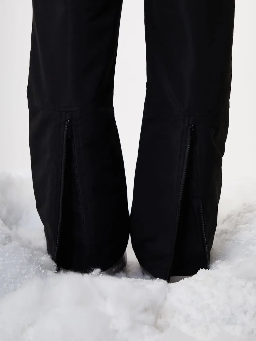 Threadbare Black Ski Jumpsuit