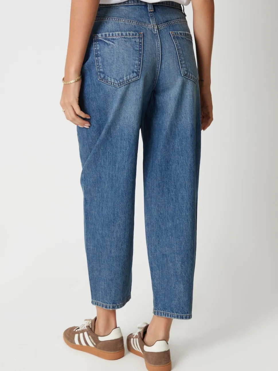 Threadbare Blue Barrel Leg Jeans