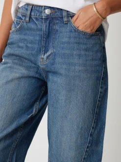 Threadbare Blue Barrel Leg Jeans