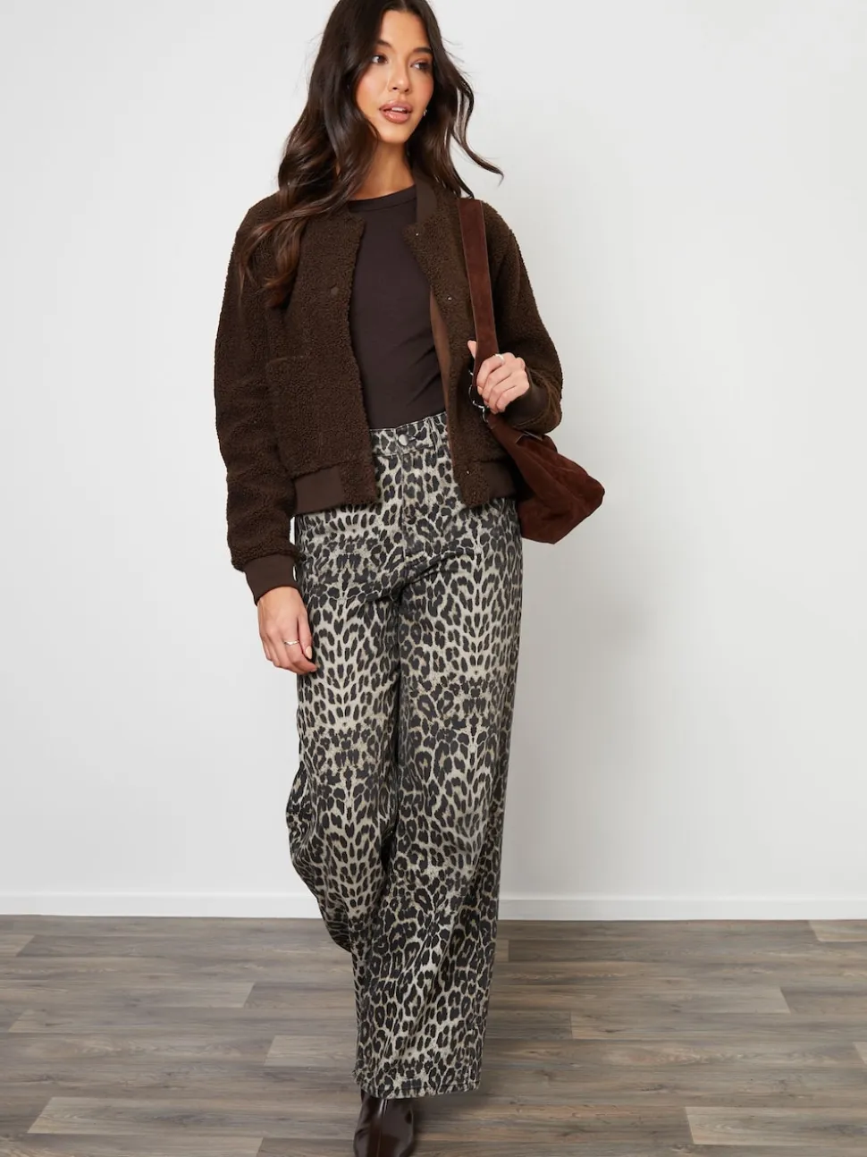 Threadbare Brown Borg Bomber Jacket
